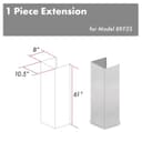 61" Chimney Extension for Ceilings up to 12.5 ft. view 2