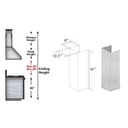 61" Chimney Extension for Ceilings up to 12.5 ft. view 3