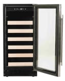 15 inch Wine Cooler with Stainless Trim Glass Door view 2