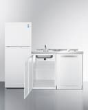 71" Wide All-In-One Kitchenette with Dishwasher view 2