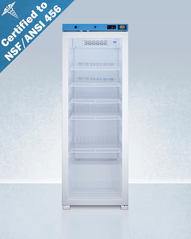 24" Wide Upright Medical Refrigerator, Certified to NSF/ANSI 456 Vaccine Storage Standard