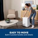 Ge® 50 Pint Portable Dehumidifier With Smart Dry For Wet Spaces view 2