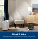GE® 25 Pint Portable Dehumidifier with Smart Dry for Damp Spaces view 3