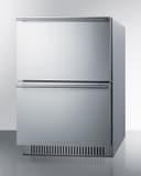24" Wide 2-Drawer Refrigerator-Freezer, ADA Compliant view 2