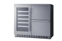 36" Wide Combination Wine Cellar & 2-Drawer Refrigerator, ADA Compliant view 4
