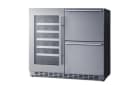 36" Wide Combination Wine Cellar & 2-Drawer Refrigerator, ADA Compliant view 5