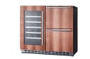 36" Wide Combination Wine Cellar & 2-Drawer Refrigerator , ADA Compliant (Panel Not Included) view 5