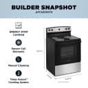 30-Inch Electric Range with Extra-Large Oven Window view 10