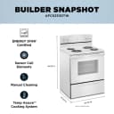 Amana® 30-inch Electric Range With Extra-large Oven Window view 9