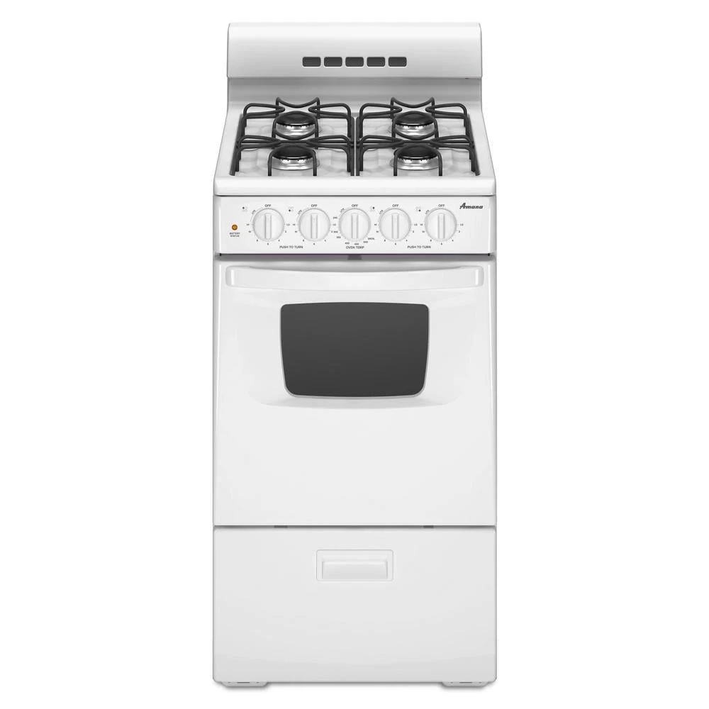 20-inch Gas Range with Compact Oven Capacity