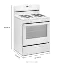 30-inch Gas Range with Bake Assist Temps view 6