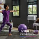ClearView 6,100 BTU Smart Ultra Quiet Window Air Conditioner for Small Rooms up to 250 sq. ft. view 7