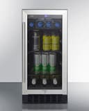 15" Wide Built-In Beverage Center, ADA Compliant view 3