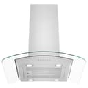 30”Alpine Series Convertible Island Mount Range Hood in Stainless Steel with Remote Control LED lighting, and Dishwasher-Safe Baffle Filters view 7