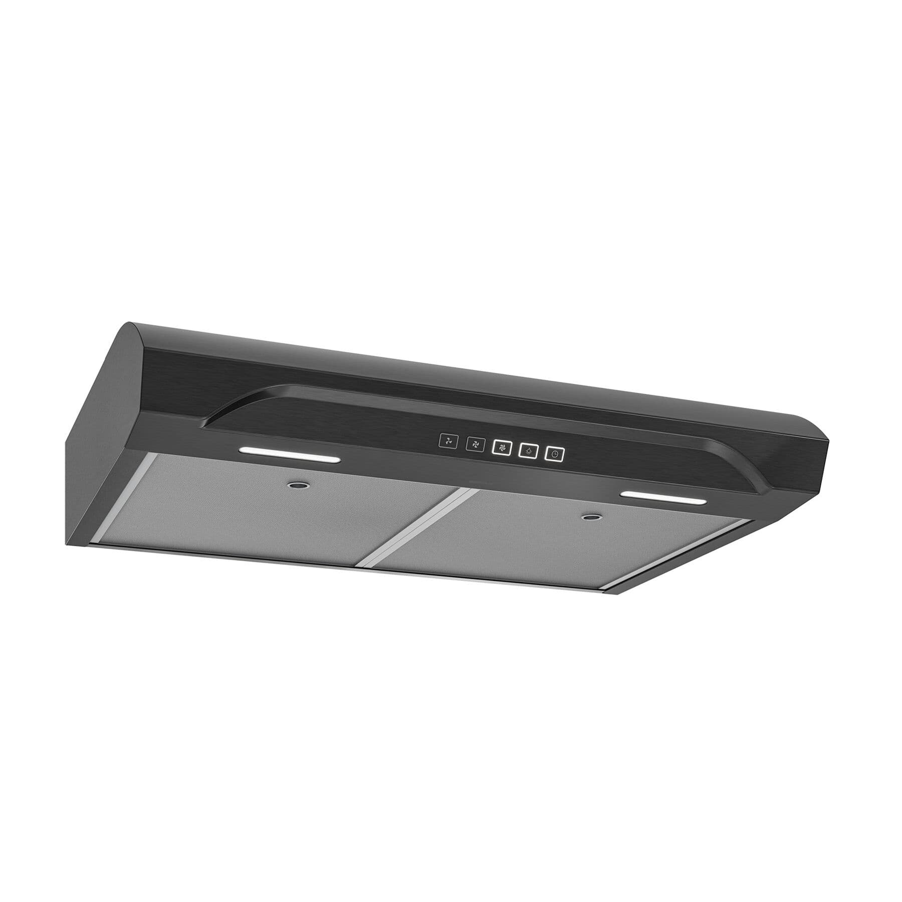 Alta 30Inch 350 MAX Blower CFM 1.5 Sones Black Stainless Range Hood