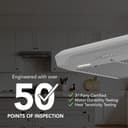 Alta 30Inch 490 MAX Blower CFM 1.1 Sones Range Hood view 5