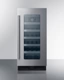 15" Wide Built-In Wine Cellar, ADA Compliant view 5