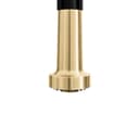 Autograph Edition Apollo Pull Down Spring Single Handle Kitchen Faucet In Matte Black And Champagne Bronze view 7