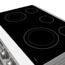 36 Inch Electric Range In White Contemporary Professional view 9