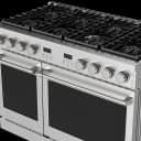 48-inch Liquid Propane Range Contemporary Professional view 7