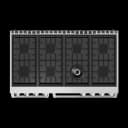 48-inch Liquid Propane Range Contemporary Professional view 6