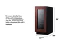 15" Wide Built-In Beverage Center, ADA Compliant (Panel Not Included) view 12