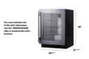 24" Wide Built-In Beverage Center, ADA Compliant view 22