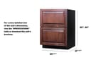 24" Wide 2-Drawer All-Refrigerator, ADA Compliant (Panels Not Included) view 2