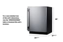 24" Wide Built-In All-Refrigerator, ADA Compliant view 15