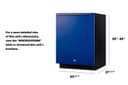 24" Wide Built-In All-Refrigerator, ADA Compliant view 2