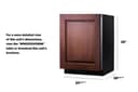 24" Wide Built-In All-Refrigerator, ADA Compliant (Panel Not Included) view 19