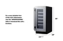 15" Wide Built-In Wine Cellar, ADA Compliant view 9