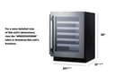24" Wide Built-In Wine Cellar, ADA Compliant view 13