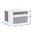 GE® 10,000 BTU Smart Electronic Window Air Conditioner for Medium Rooms up to 450 sq. ft. view 4