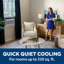 8,000 BTU Smart Heat/Cool Electronic Window Air Conditioner for Medium Rooms up to 350 sq. ft. view 4