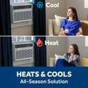 18,000 BTU Smart Heat/Cool Electronic Window Air Conditioner for Extra-Large Rooms up to 1000 sq. ft. view 19