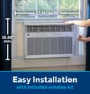 8,000 BTU Smart Heat/Cool with Heat Pump Electronic Window Air Conditioner for Medium Rooms up to 350 sq. ft. view 3