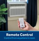 8,000 BTU Smart Heat/Cool with Heat Pump Electronic Window Air Conditioner for Medium Rooms up to 350 sq. ft. view 7