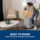GE® 50 Pint ENERGY STAR® Smart Portable Dehumidifier with Smart Dry for Wet Spaces view 6