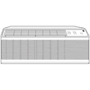 Zoneline Cooling and Electric Heat Unit with Makeup Air, 230/208 Volt view 12