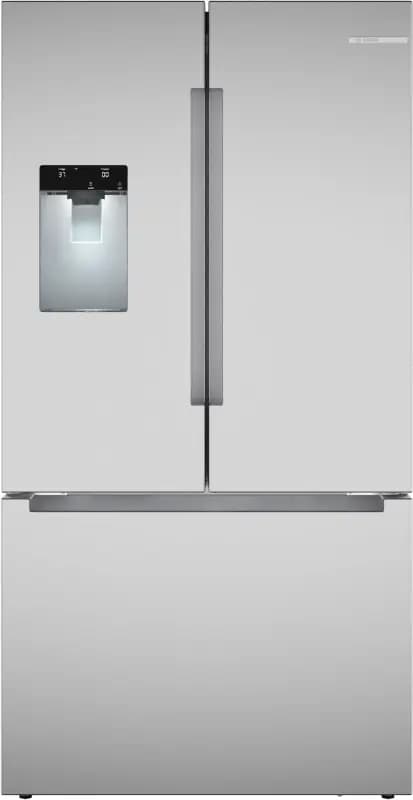100 Series French Door Bottom Mount Refrigerator 36'' Brushed steel