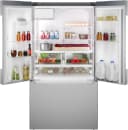 100 Series French Door Bottom Mount Refrigerator 36'' Brushed steel view 8