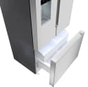 100 Series French Door Bottom Mount Refrigerator 36'' Brushed steel view 2