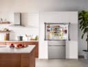 800 Series French Door Bottom Mount Refrigerator 36'' Brushed steel view 5