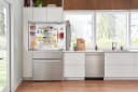 800 Series French Door Bottom Mount Refrigerator 36'' Brushed steel view 6