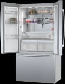 800 Series French Door Bottom Mount Refrigerator 36'' Brushed steel view 5