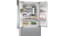 800 Series French Door Bottom Mount Refrigerator 36'' Brushed steel view 6