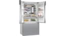 800 Series French Door Bottom Mount Refrigerator 36'' Brushed steel view 8