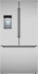 100 Series French Door Bottom Mount Refrigerator 36'' Brushed steel view 1