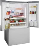 100 Series French Door Bottom Mount Refrigerator 36'' Brushed steel view 7